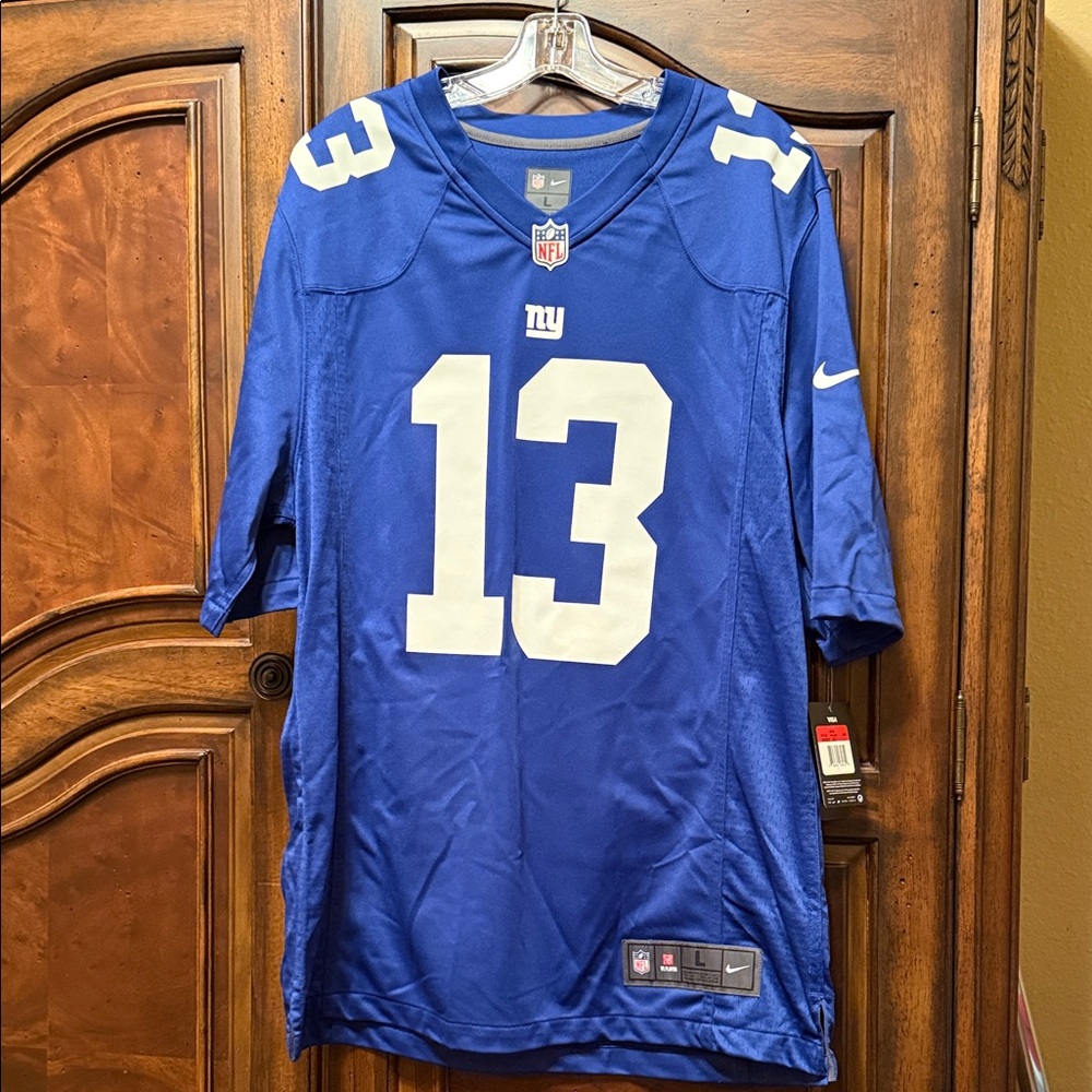 NWT! Nike Odell Beckham Jr. New York Giants Men's Royal Blue Football Jersey